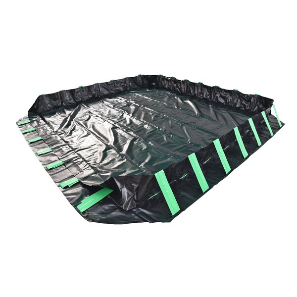 Ultratech Ultra-Containment Berm, Compact Model - 14' x 54' x 1' - 24 MIL PVC - 8696