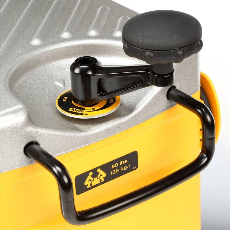 DEWALT 15 Amp de 12.5 pulgadas con cable Avión y Soporte Móvil para Espesor del Avión - DW734WDW7350