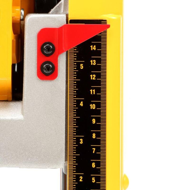 DEWALT 15 Amp de 12.5 pulgadas con cable Avión y Soporte Móvil para Espesor del Avión - DW734WDW7350