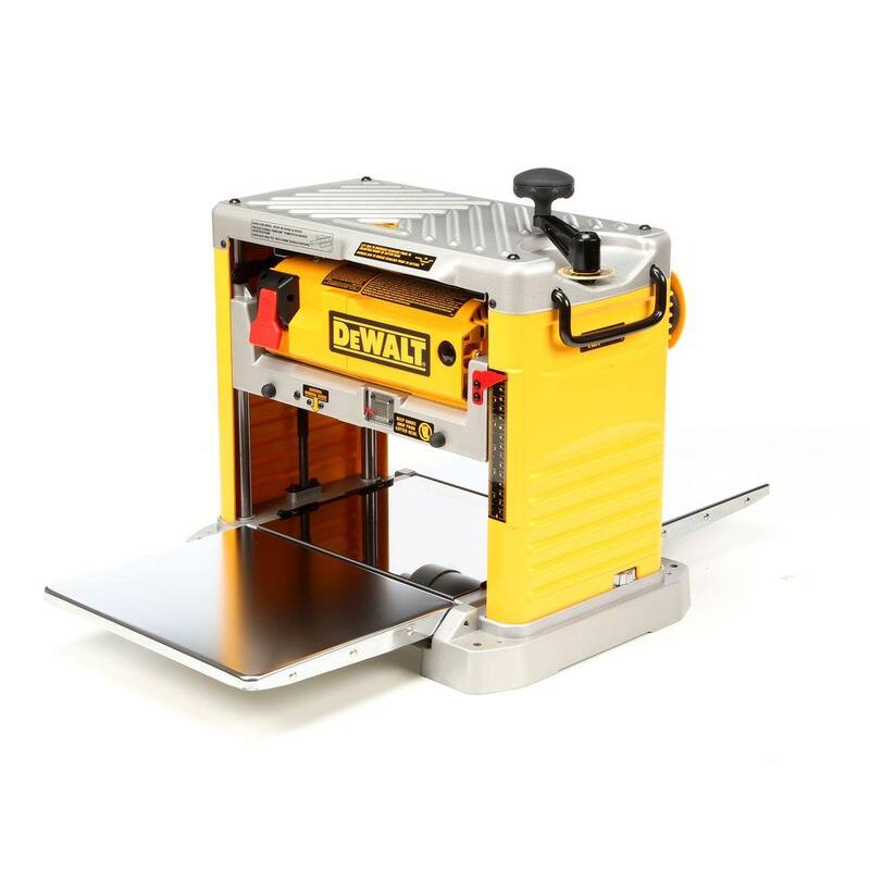 DEWALT 15 Amp de 12.5 pulgadas con cable Avión y Soporte Móvil para Espesor del Avión - DW734WDW7350
