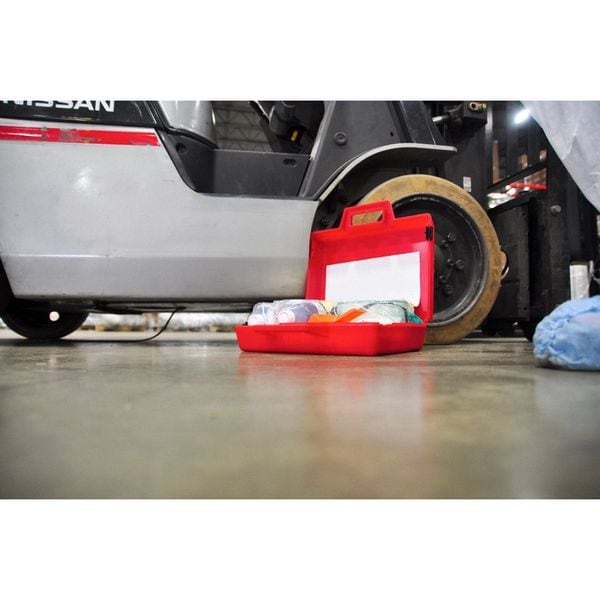 Spilfyter Spill Kit, 3 gal Volume Absorbed per Kit, Not Applicable Capacity, Box, Red - 270002