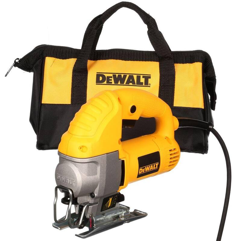 Sierra de calar con cable DEWALT de 5.5 amperes y velocidad variable con estuche - DW317K