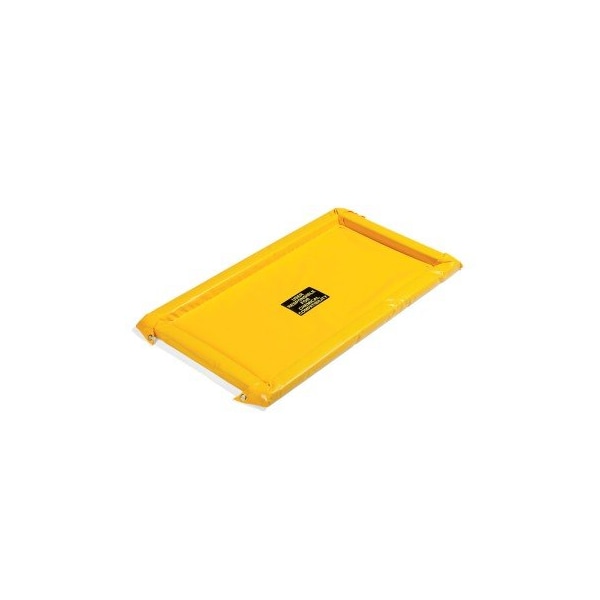 Pig PIG FlexBerm Spill Containment Pad Yellow Without Grates 4.7' L x 2.7' W x 2" H - PAK724-YW-WOG