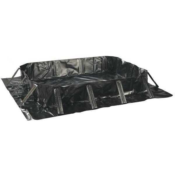 Eagle Mfg Spill Berm, 6 ft.Lx6 ft.Wx1ft.H, Black - T8427
