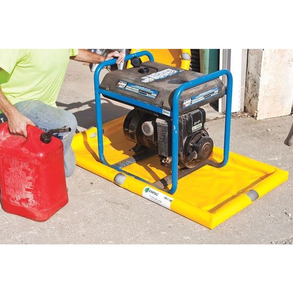 Enpac Spill Pad, Filter, 4 ft. L x 4 x 3" H - 5607-YE