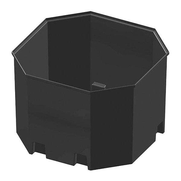 Peabody Engineering Tank Containment Basin Only 1650gal, Base L84.5”xW84.5”xH61”, Black - 253-33345