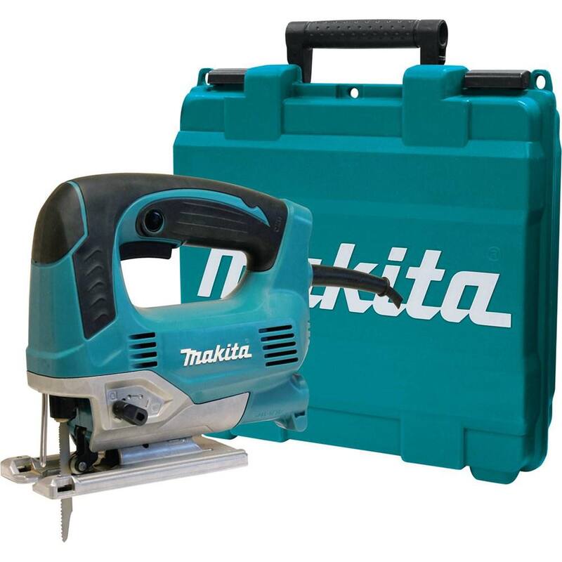Sierra de calar con mango superior, variable y ligera de Makita de 6.5 amperios con estuche - JV0600K