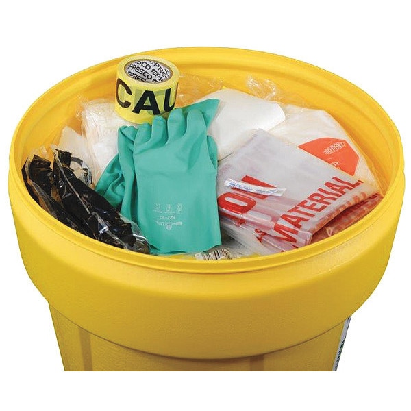 Chemsorb Spill Kit, 30 gal Volume Absorbed per Kit, 55 gal Capacity, Drum - SP30GA-SEN30