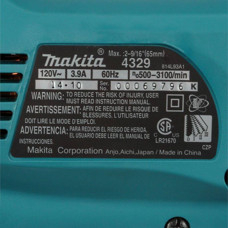 Si la parte de "Makita" no debe ser traducida, el título sería:

Sierra de calar con empuñadura superior de 3 amperes Makita con estuche - 4329K