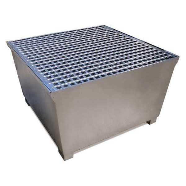 Ultratech Spill Pallet, 370 gal Spill Capacity, 1 Drums, 5,650 lb Load Capacity, Steel - 1184