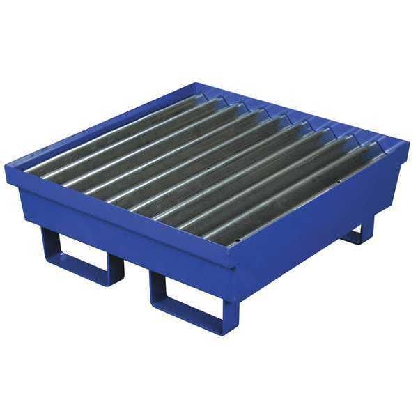 Eagle Mfg Spill Pallet, 17 gal Spill Capacity, 1 Drums, 1,000 lb Load Capacity, Steel - 1611ST