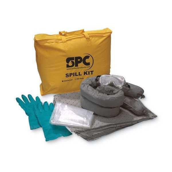 Brady Spill Kit, 5 gal Volume Absorbed per Kit, Bag, Yellow - SKO-PP