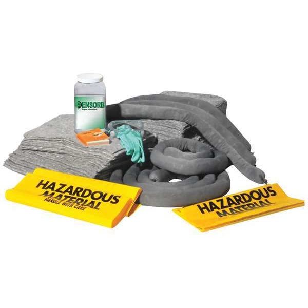 Enpac Tote Combo Refill, 95 gal Volume Absorbed per Kit, 95 gal Capacity, Refill, Brown, 213 - 1347-RF