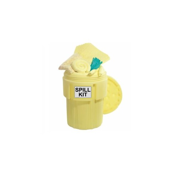 Absorbents Midwest HazMat Spill Kit in 65 Gallon Overpack Drum - 16240