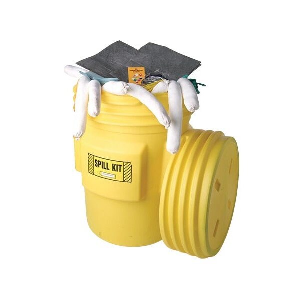Absorbents Midwest Oil Only Spill Kit in 95 Gallon Overpack Drum - 16310