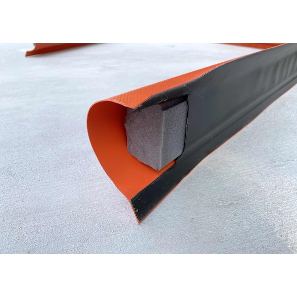 Ultratech Ultra-Berm Builder, 6'' Plus, Wall Section 12' w/ Mounting Strips and Anchors - 8637