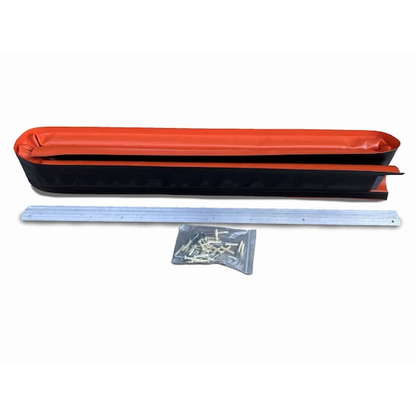 Ultratech Ultra-Berm Builder, 6'' Plus, Wall Section 12' w/ Mounting Strips and Anchors - 8637