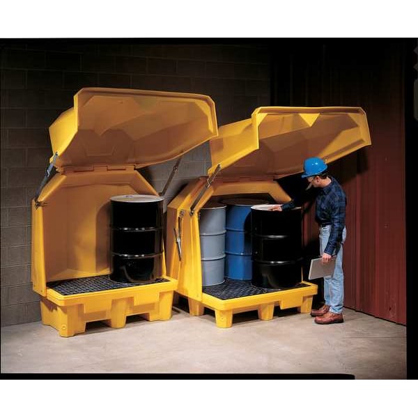 Ultratech Cvrd Drum Spl Cntnmnt Palet, 63-1/2 in. H - 1082