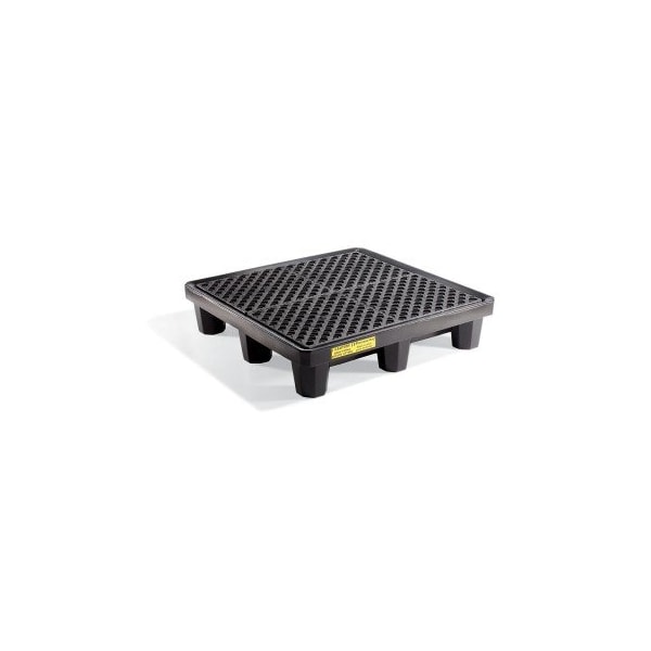 Pig PIG Economy 4-Drum Poly Spill Containment Pallet Without Drain 52.6" L x 52.6" W x 12" H - PAK606-WOD