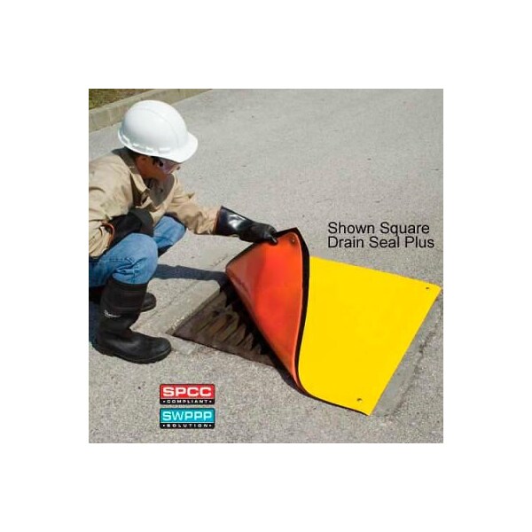 Ultratech UltraTech 2175 Ultra-Drain Seal Plus, Circular, 20" dia., Orange/Yellow - 2175