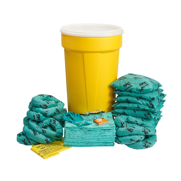 Brady HazWik High Visibility Chemical 55 Gallon Drum Spill Kit - SKHAZ-55