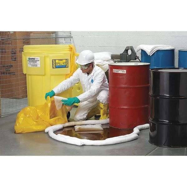 Enpac Spill Kit Refill, 41 gal Volume Absorbed per Kit, 41 gal Capacity, Refill, Brown, 86 - 1362-RF