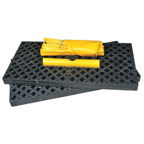 Ultratech Spill Deck, 110 gal Spill Capacity, 4 Drums, 6,000 lb Load Capacity, Polyethylene - 1362