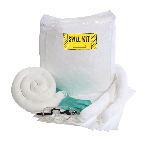 Absorbents Midwest Oil Only Absorbent Spill Kit, 5-Gallon Bag - 16000-1