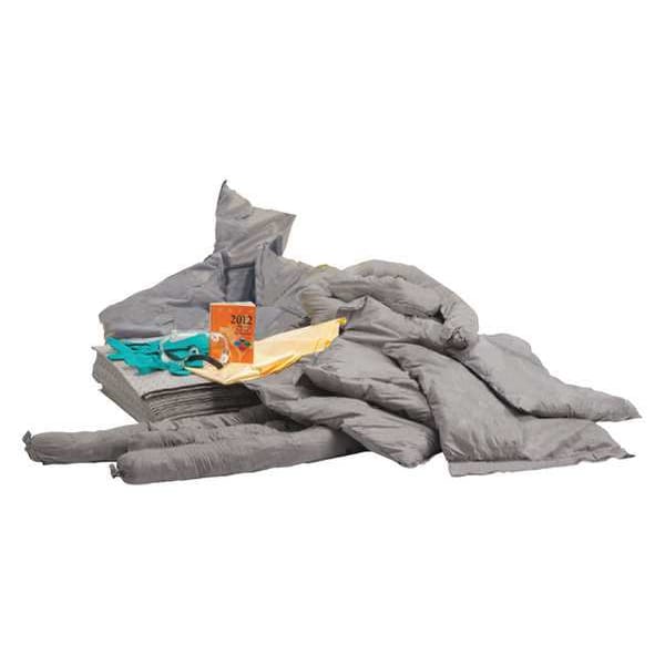 Condor Spill Kit Refill, 32 gal Volume Absorbed per Kit, 55 gal Capacity, Refill - 35ZR75