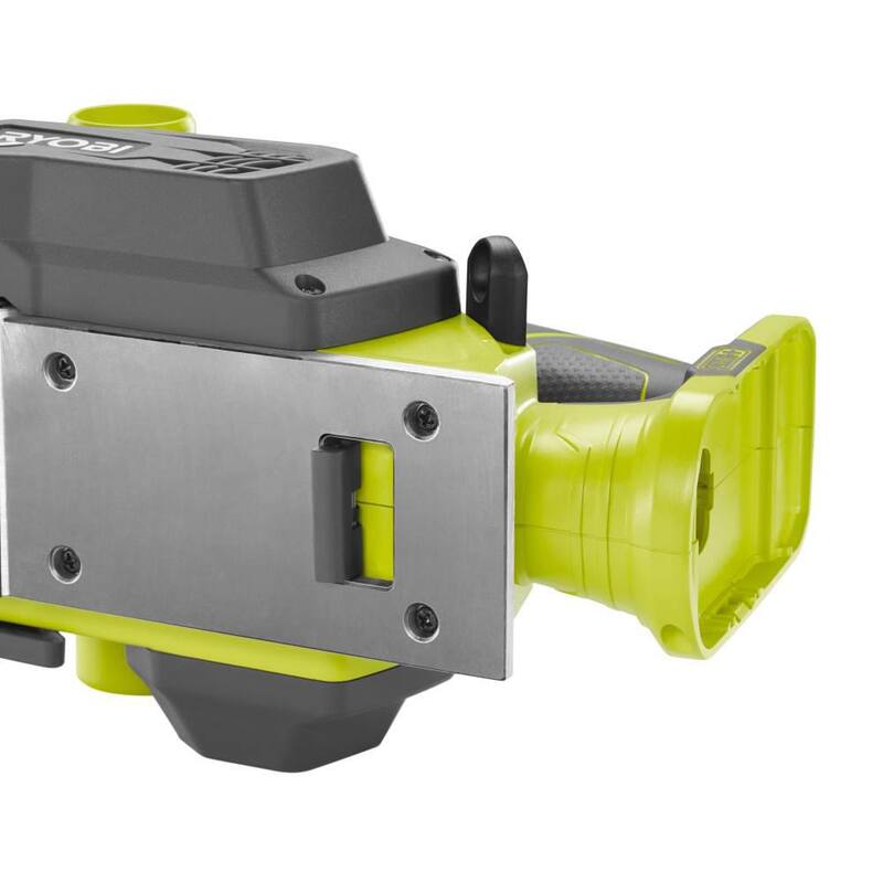 RYOBI ONE+ 18V Cepilladora inalámbrica de 3-1/4 pulgadas con bolsa de polvo y batería de 2.0 Ah - P611-PBP006