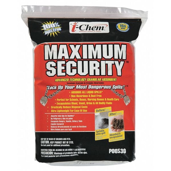 I-Chem Universal Absorbent, 7.25 lb., Bag, PK6 - 1039447