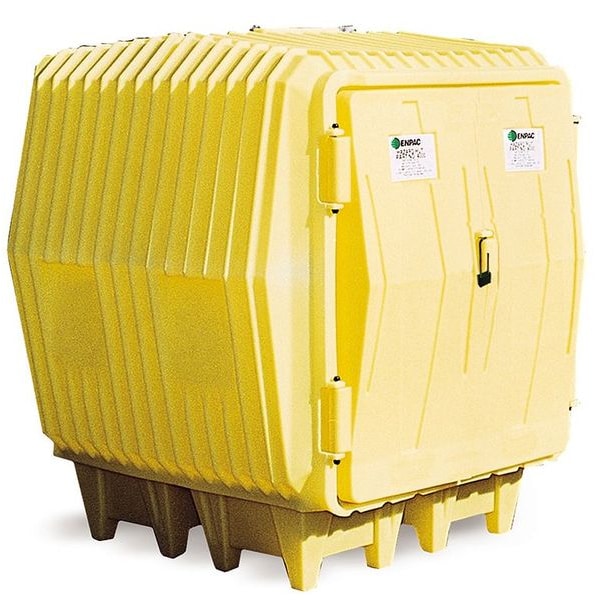 Enpac Coverd Drum Spll Cntnmnt Hut, 64 in. L - 4000-YE