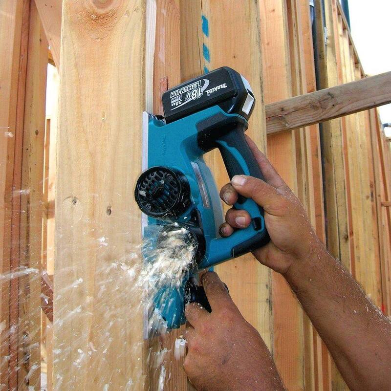 Makita 18V LXT Ion de Litio 3-1/4 pulgadas Cepilladora Inalámbrica (Herramienta Únicamente) - XPK01Z
