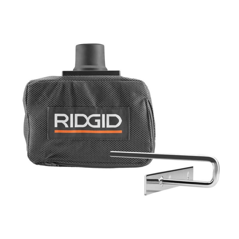 CePilladora de mano inalámbrica RIDGID 18V OCTANE sin escobillas de 3-1/4 in (Herramienta solamente) con bolsa de polvo - R8481B