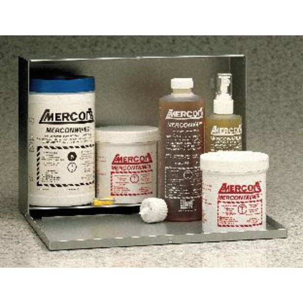 Mercon Mercury Spill Kit, 1/8 gal Capacity, Box, White - MERCONKIT I
