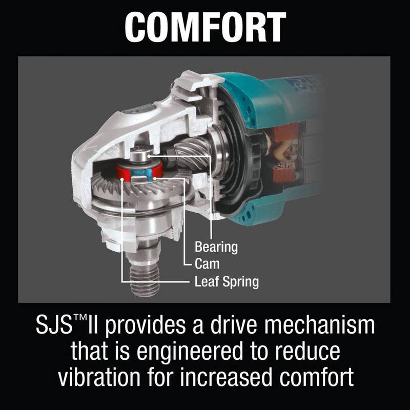 Makita 5 in. Recortadora Compacta de Concreto SJS II con Campana de Extracción de Polvo - PC5010CX1