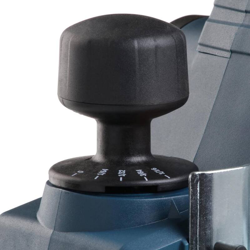 Kit de cepillo eléctrico Bosch de 6.5 amperios y 3-1/4 pulgadas con cuchilla de carburo de micrograno reversible Woodrazor - PL1632