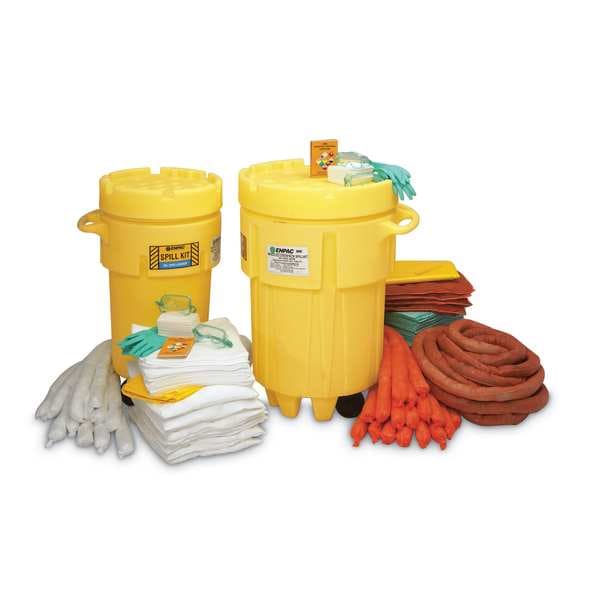Enpac Spill Kit Refill, 31 gal Volume Absorbed per Kit, 31 gal Capacity, Refill, Brown, 67 - 1352-RF