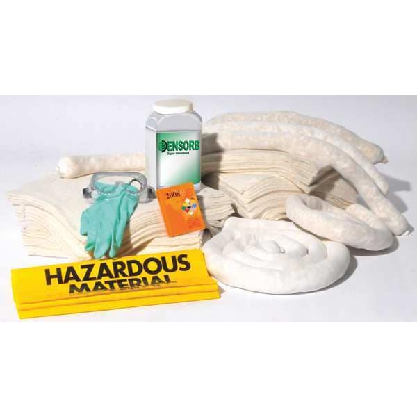 Enpac Spill Kit Refill, 31 gal Volume Absorbed per Kit, 31 gal Capacity, Refill, Brown, 67 - 1352-RF