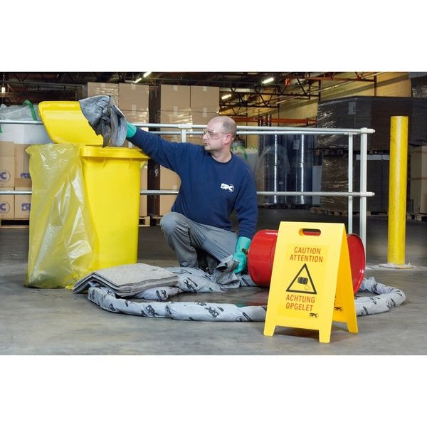 Brady Spill Kit Refill, 15 gal Volume Absorbed per Kit, 20 gal Capacity, Refill, Gray - SKA20-R