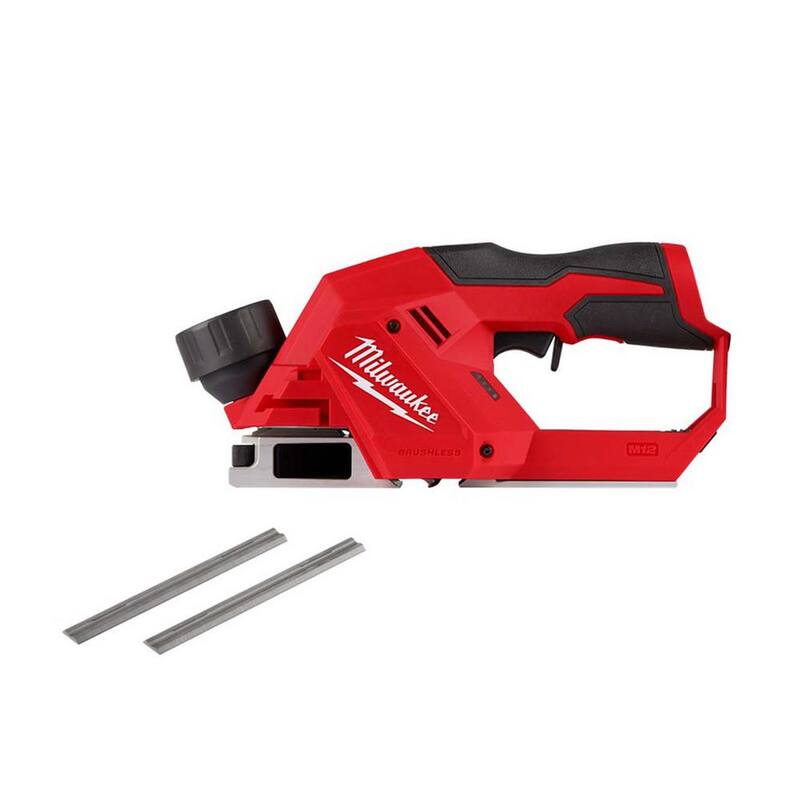 Milwaukee M12 12V Lijadora inalámbrica 2 en 1 con cuchillas carburo de 2 pulgadas (paquete de 2) - 2524-20-48-38-2005.