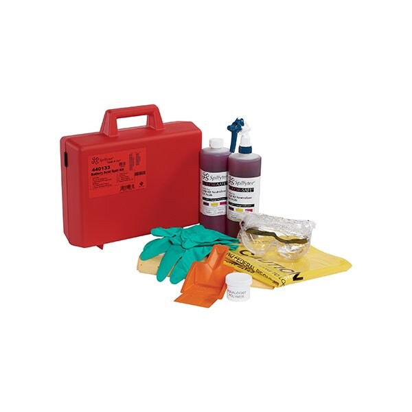Bsc Preferred 1 Gallon Battery Acid Spill Kit in Plastic Case - BUY00443311