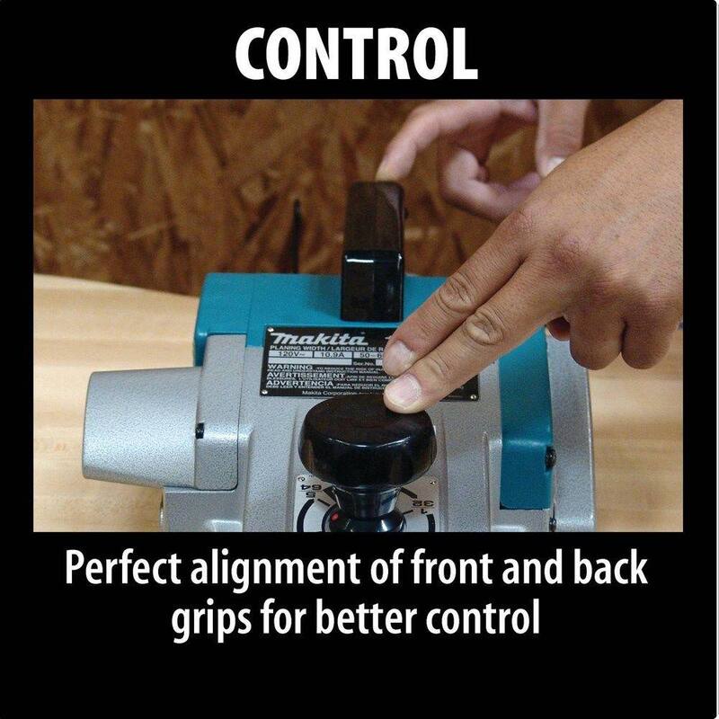 Makita 10.9 Amperios 6-3/4 pulgadas Cepillo Eléctrico con cable - 1806B