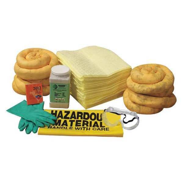 Enpac Spill Kit Refill, 11 gal Volume Absorbed per Kit, 11 gal Capacity, Refill, Brown, 35 - 1321-RF