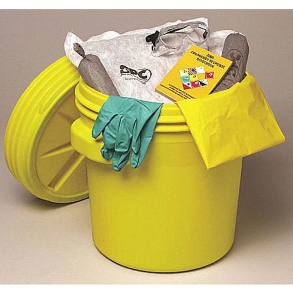Brady Spill Kit Refill, 17 gal Volume Absorbed per Kit, 20 gal Capacity, Drum, White - SKO20-R