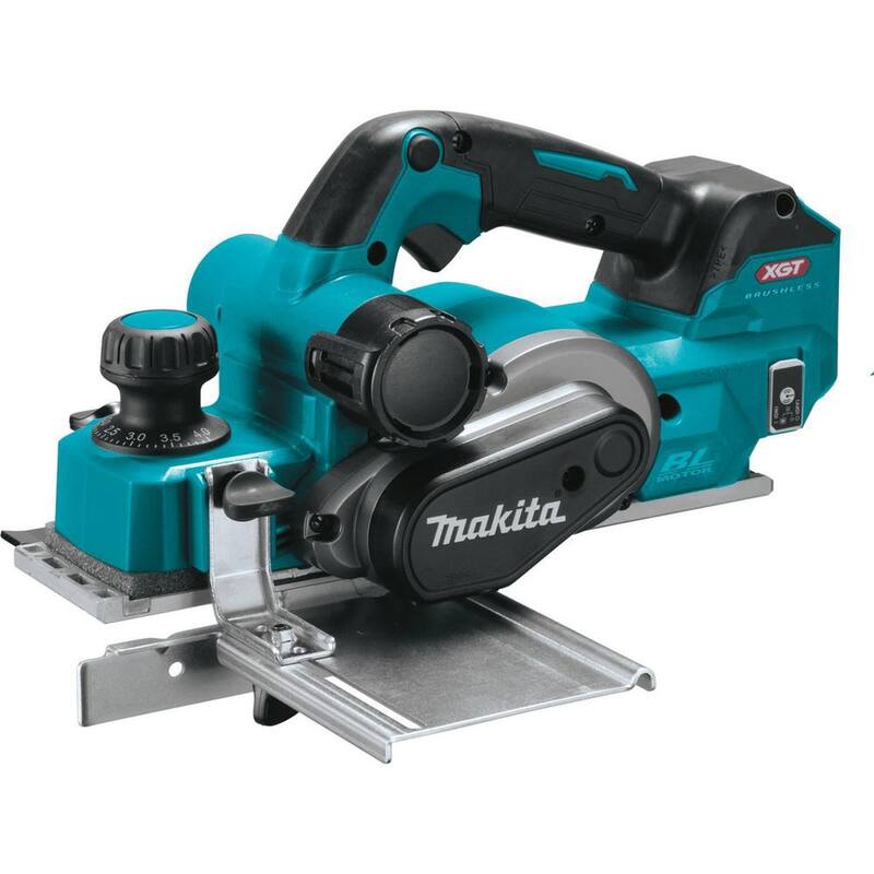 Cepillo inalámbrico sin escobillas Makita XGT de 40 voltios de 3-1/4 pulgadas (Herramienta solamente) - GPK01Z