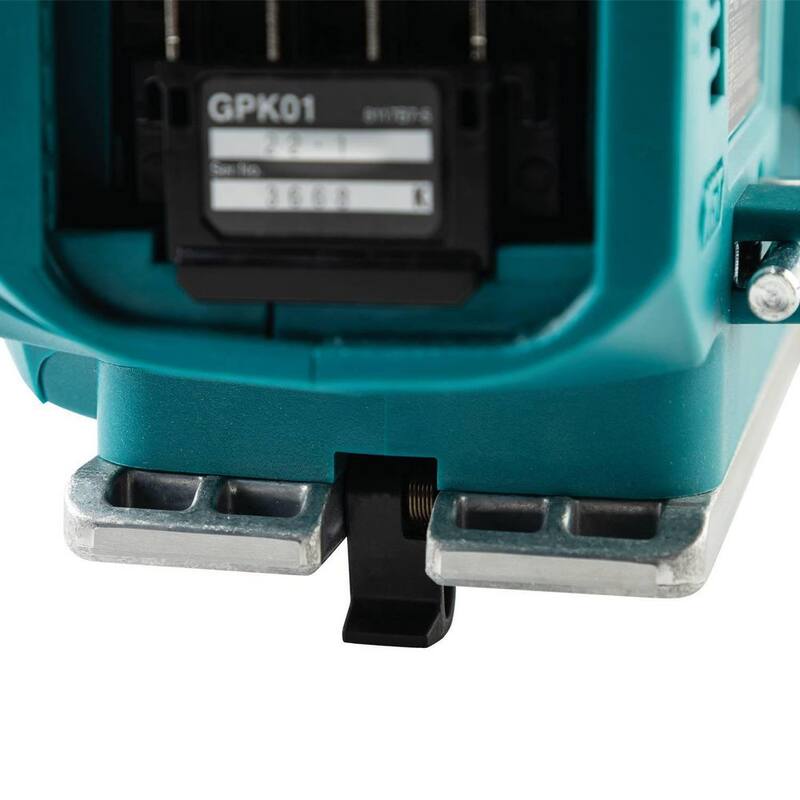 Cepillo inalámbrico sin escobillas Makita XGT de 40 voltios de 3-1/4 pulgadas (Herramienta solamente) - GPK01Z