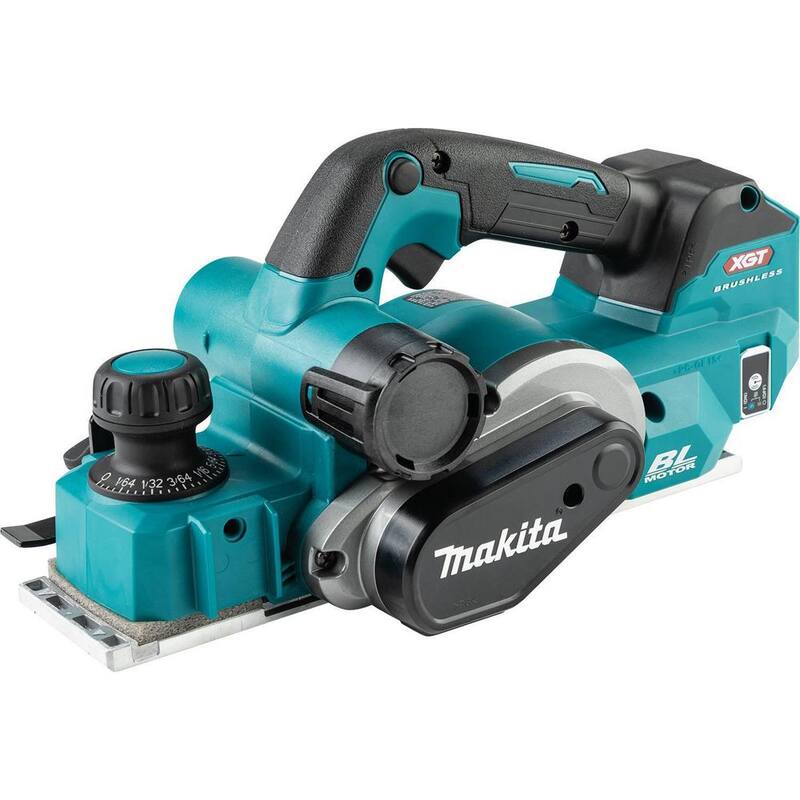 Cepillo inalámbrico sin escobillas Makita XGT de 40 voltios de 3-1/4 pulgadas (Herramienta solamente) - GPK01Z