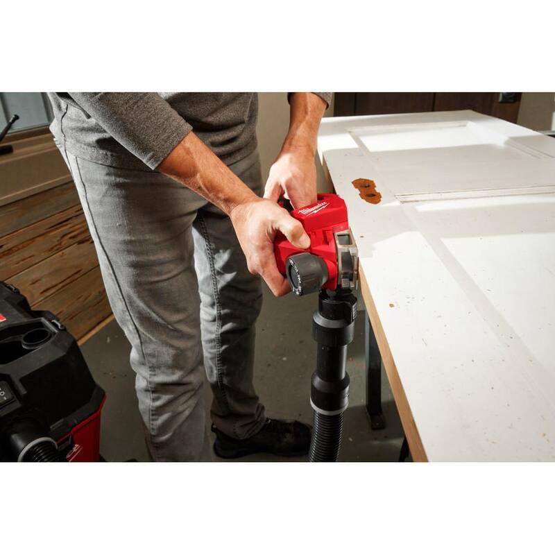 Milwaukee M12 12V Lithium-Ion Cepillo inalámbrico sin escobillas de 2 pulgadas con kit combo de 2 herramientas M12 - 2524-20-3497-22