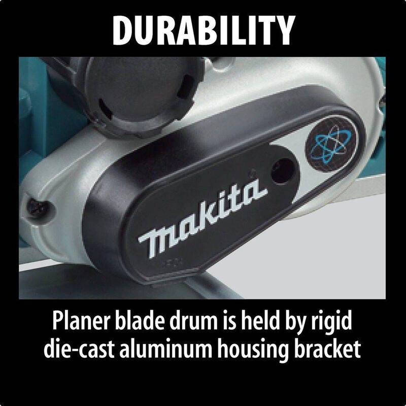 Cepillo eléctrico de 3-1/4 pulgadas de Makita - KP0810
